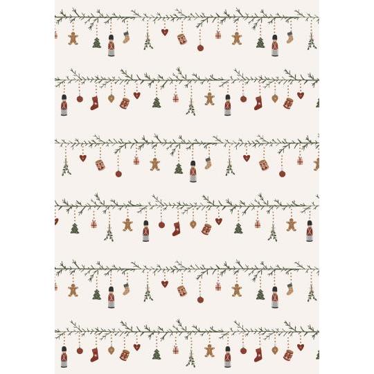 Gift wrap roll | Christmas garlands