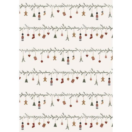 Gift wrap roll | Christmas garlands
