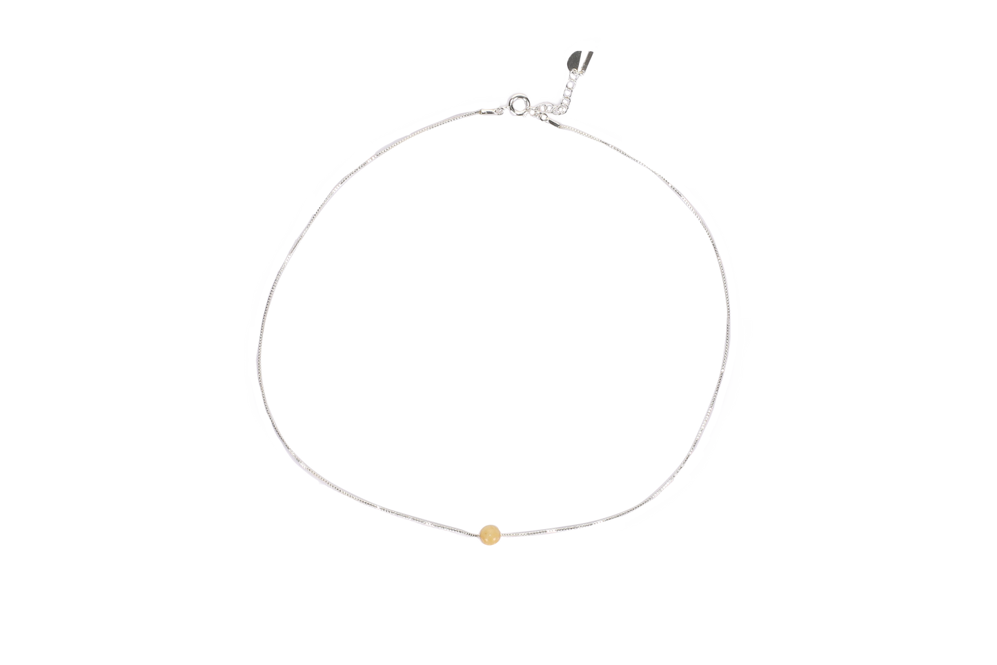 Necklace | silver + pampas