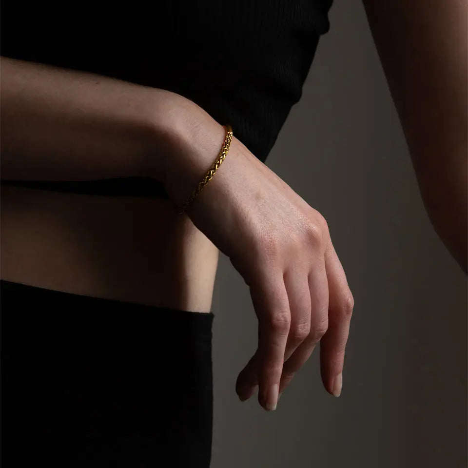 Weave Bracelet | Gold