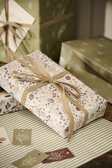 Gift wrap roll | Autumn Flowers