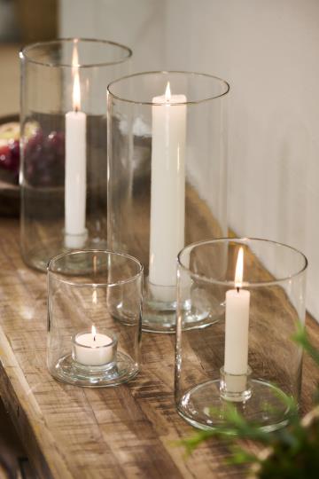 Glass Candle Holder