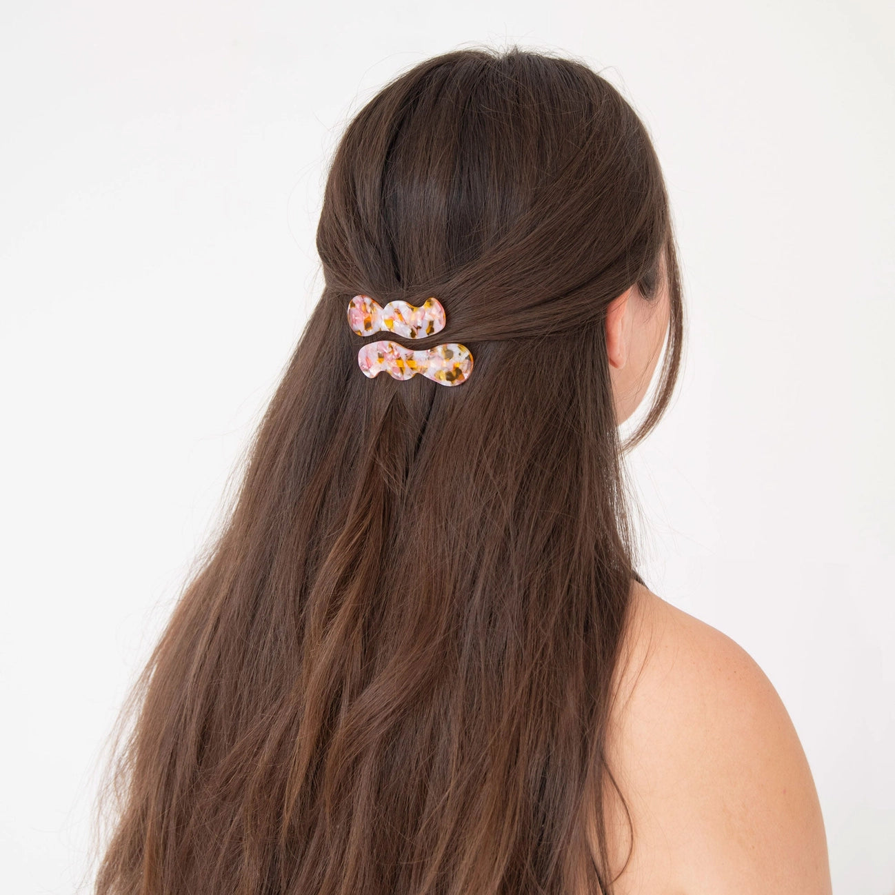 Speckle Hair Slides