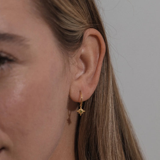 Olive Astrid Gold Earrings