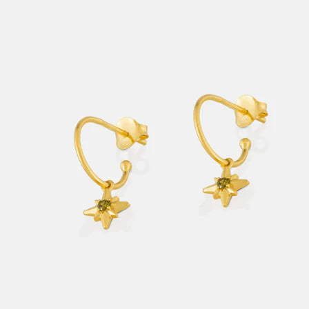 Olive Astrid Gold Earrings