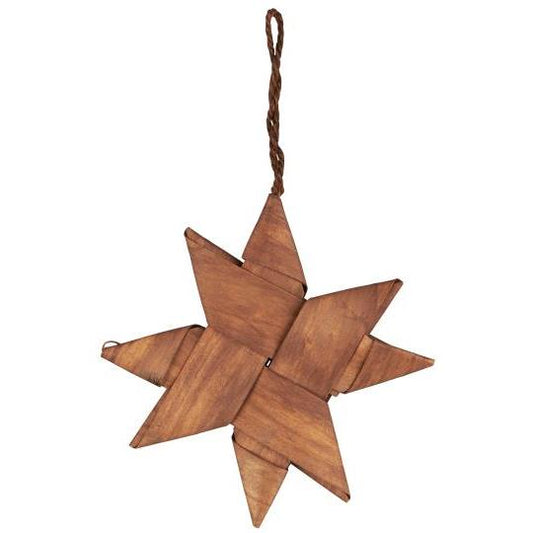 Handmade Woven Wood Star | Medium
