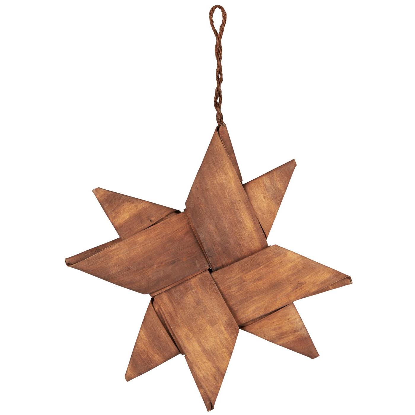 Handmade Woven Wood Star | Large