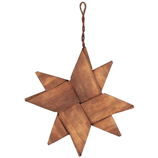 Handmade Woven Wood Star | Large