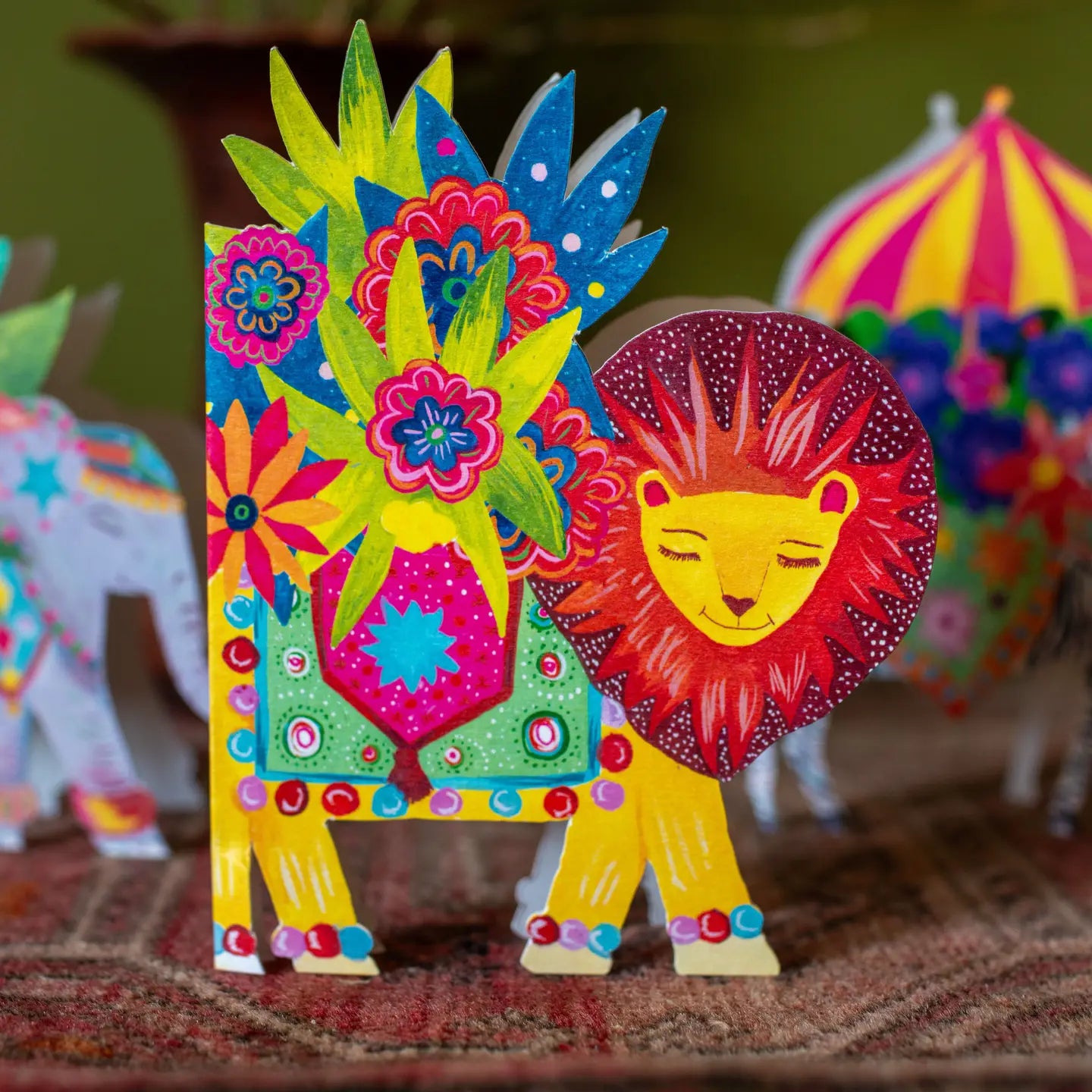 Lion Parade Die-cut