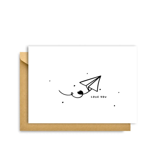 Love You Paper Plane