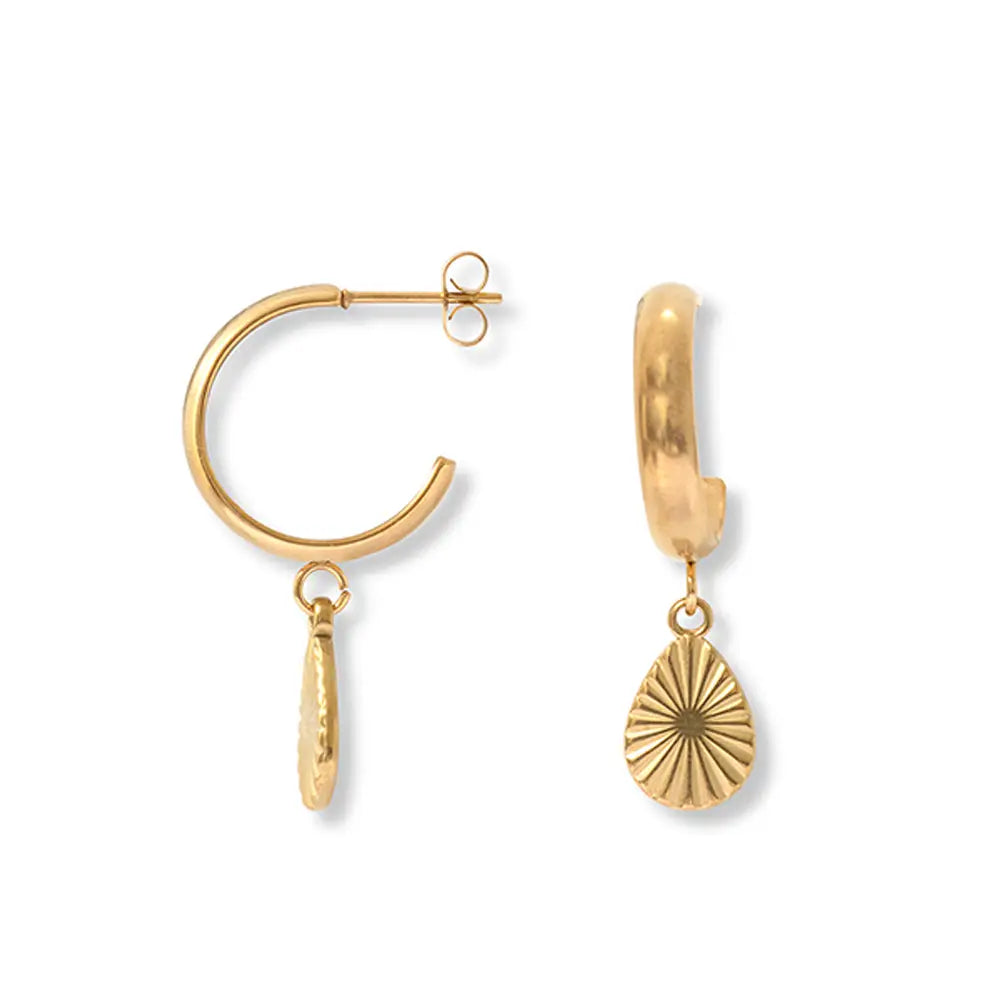 Sol Hoops | Gold