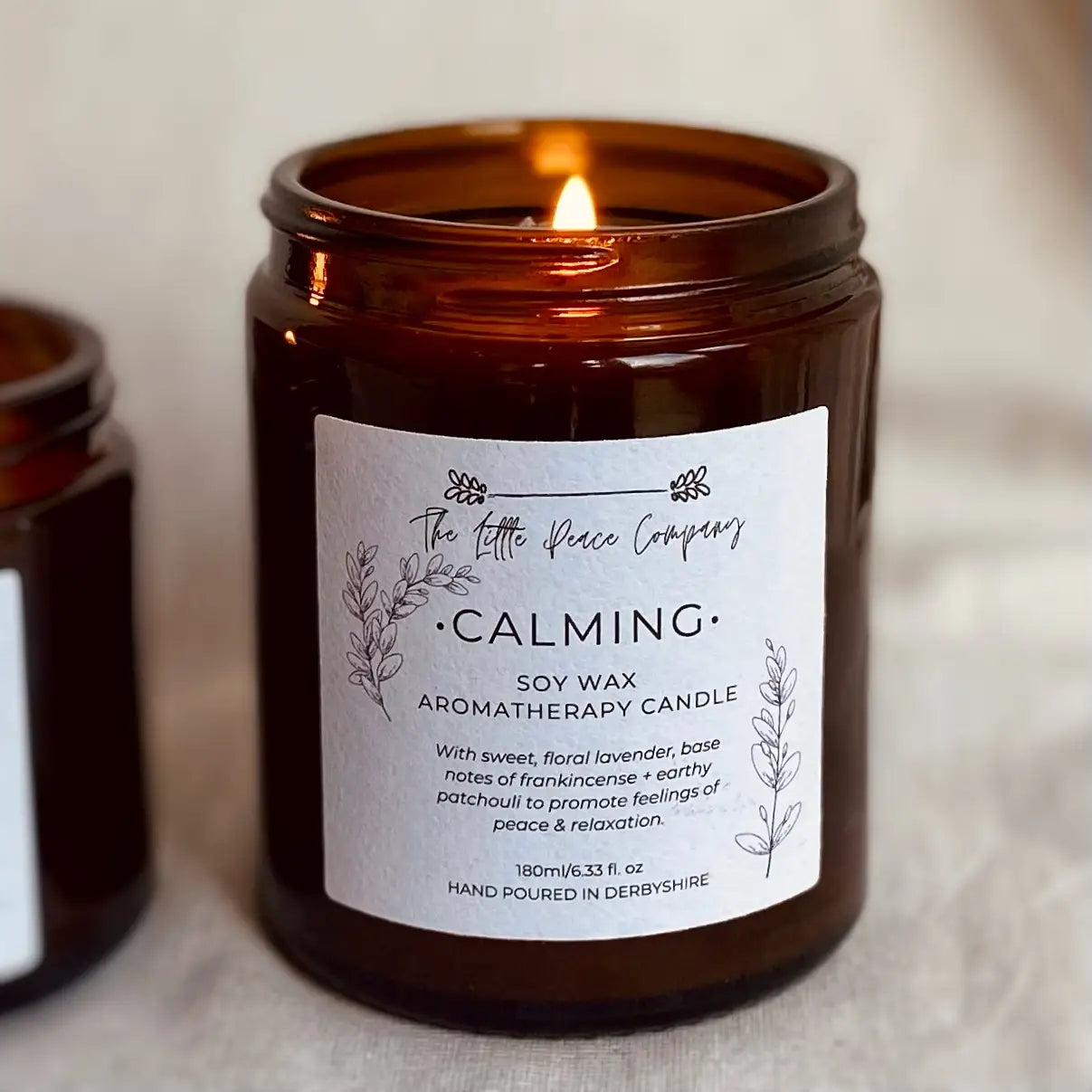 Calming Scented Soy Wax Candle 180ml