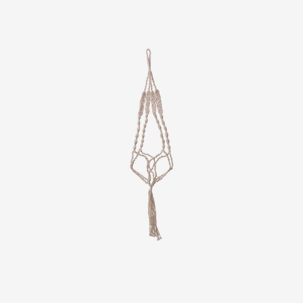 Macrame Plant Hanger | Off-white