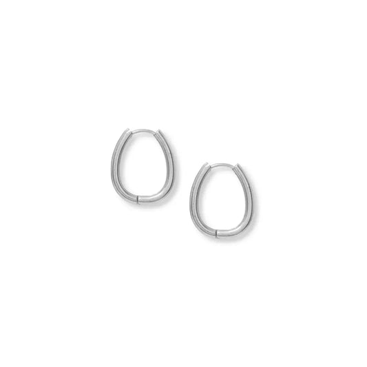 Luna Hoops | Silver