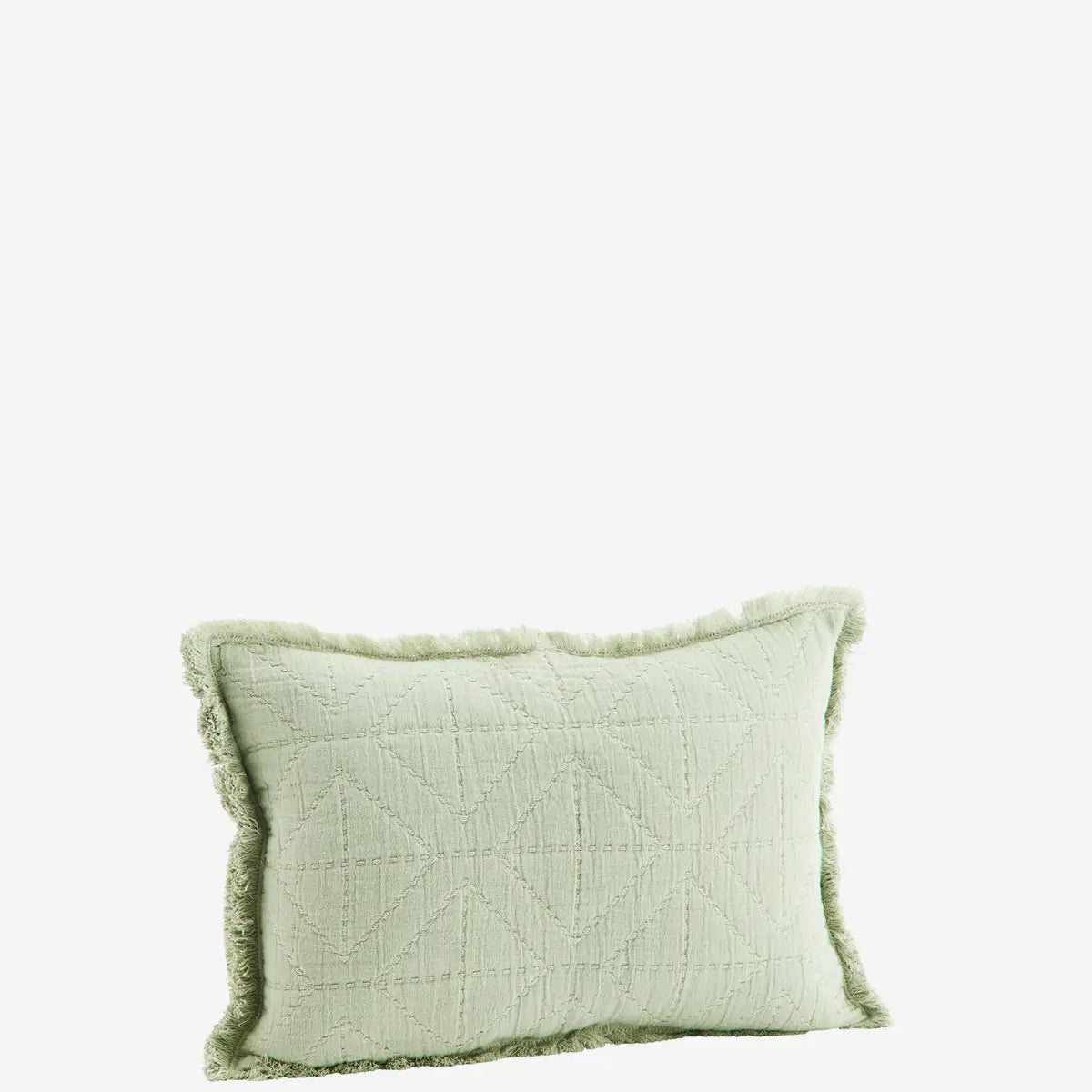 Embroidered Cushion | Sage