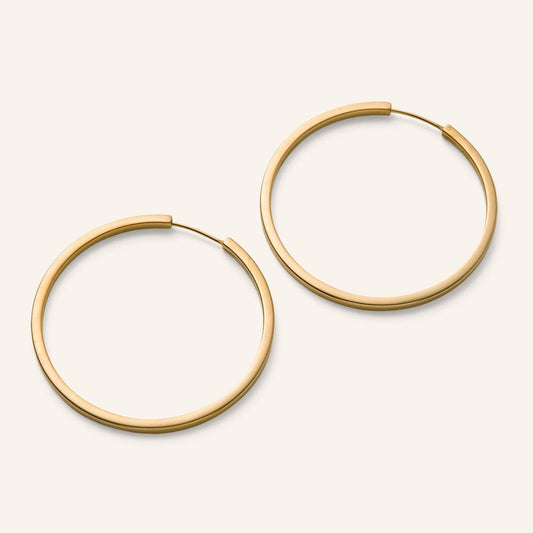 Large Circle Line Hoops