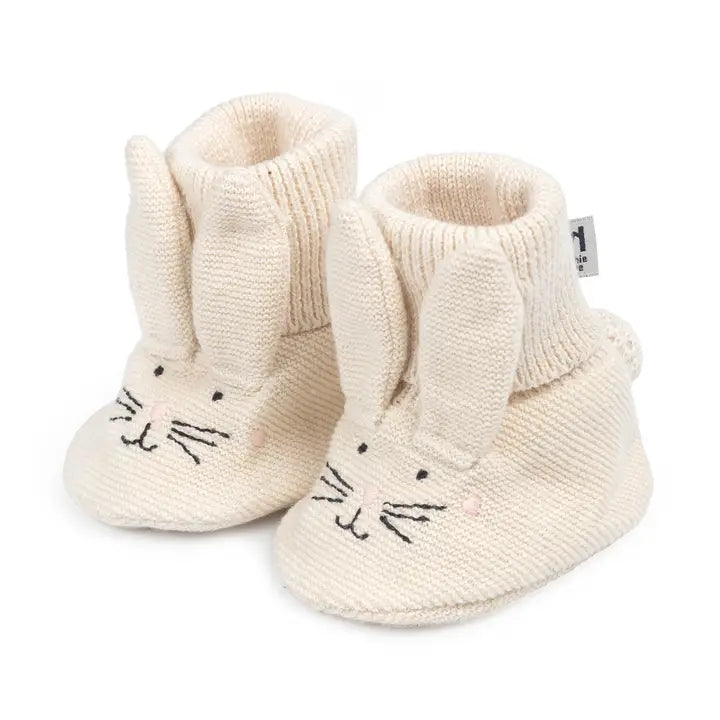 Cotton Knit Baby Slipper Socks | Rabbit