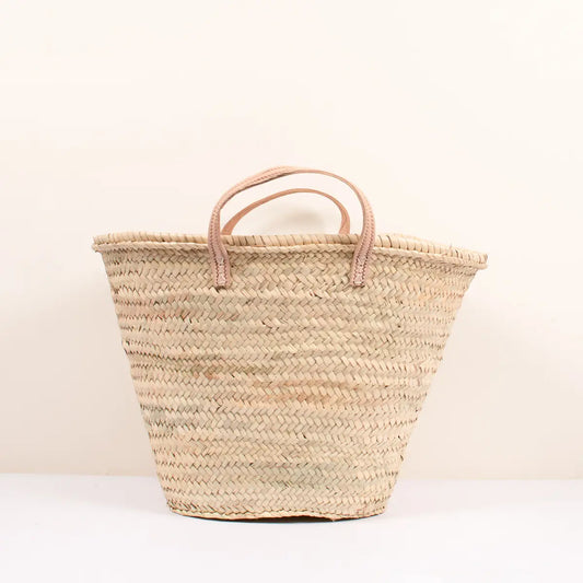 Parisienne Natural Tote Basket Bag