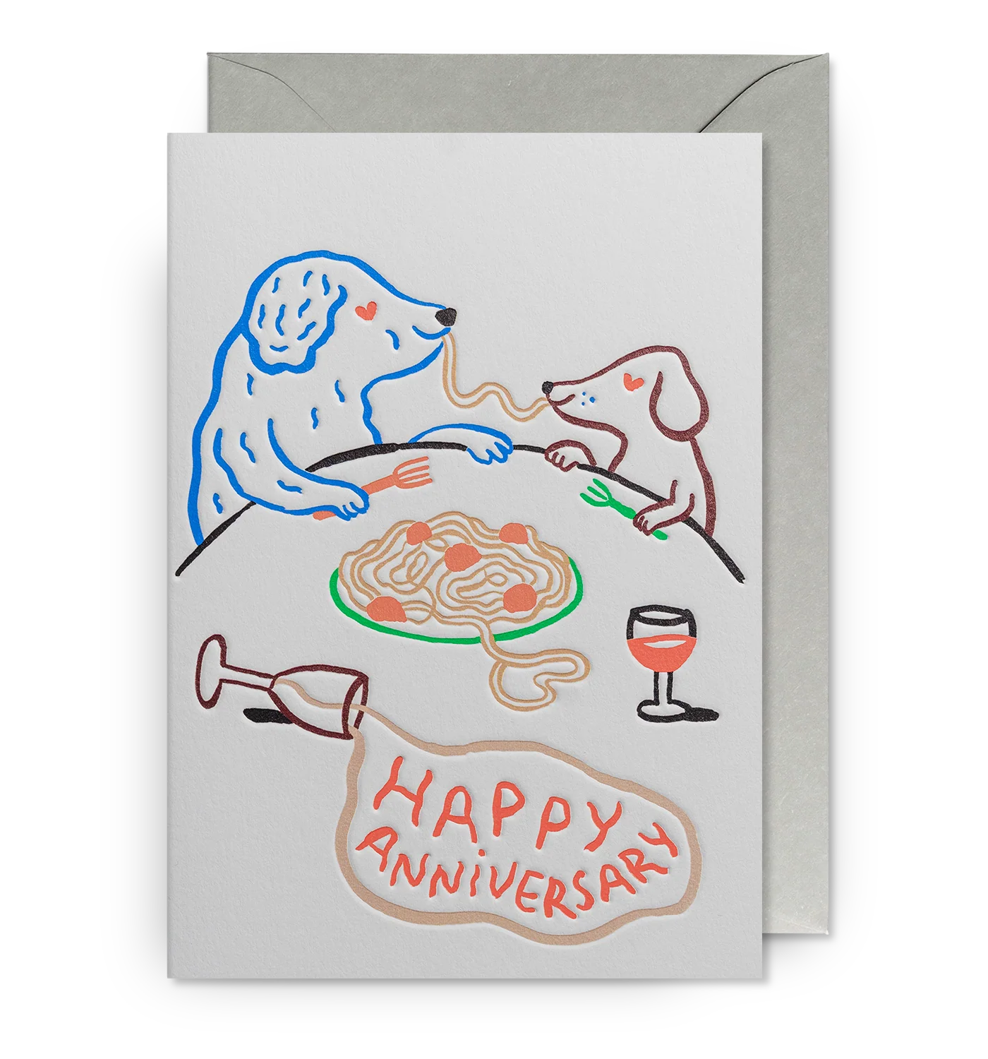 Happy Anniversary Dog Spaghetti