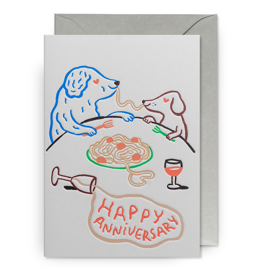 Happy Anniversary Dog Spaghetti