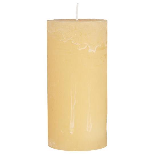 Rustic Candle Lemon 14cm