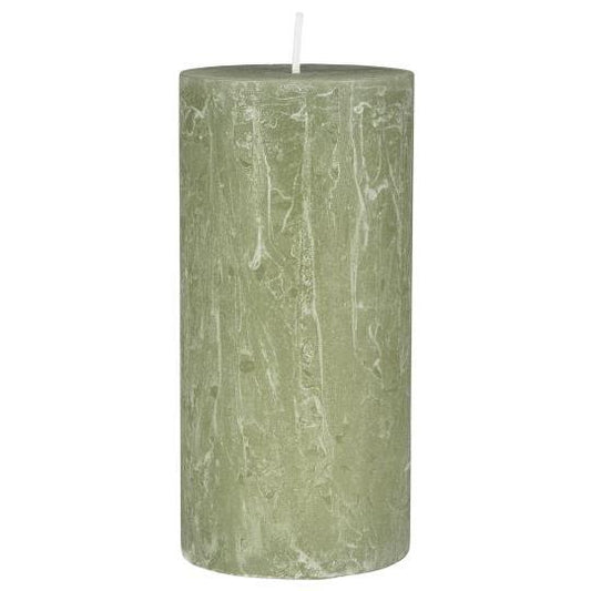 Rustic Candle Green Tea 14cm