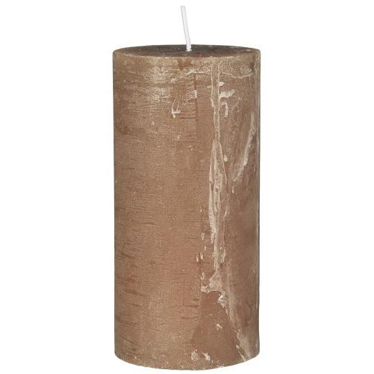 Rustic Candle Honey 14cm