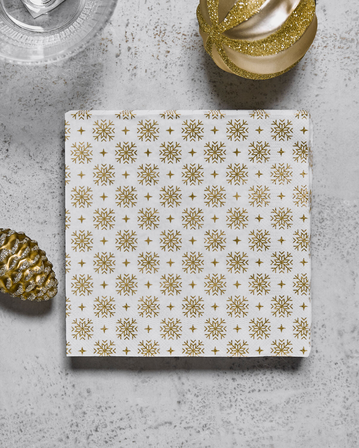 Napkin Snowflakes