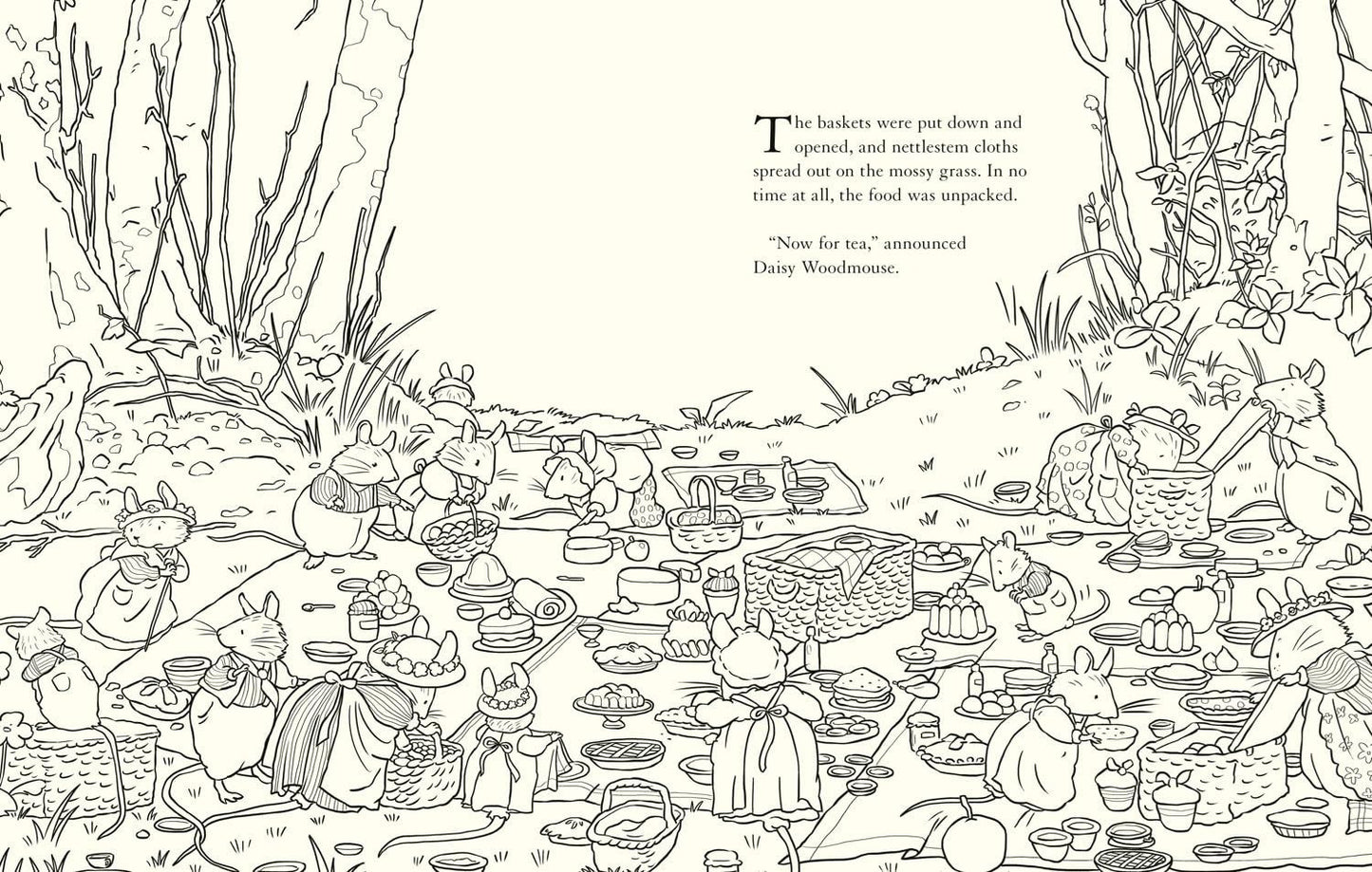 Brambly Hedge: Nature Colouring Book