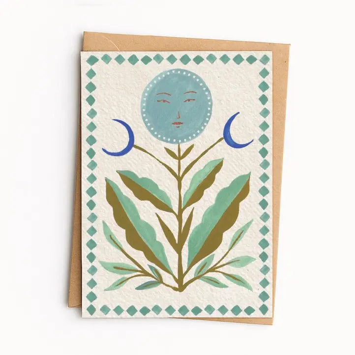 Lunar Ocean Mini Card