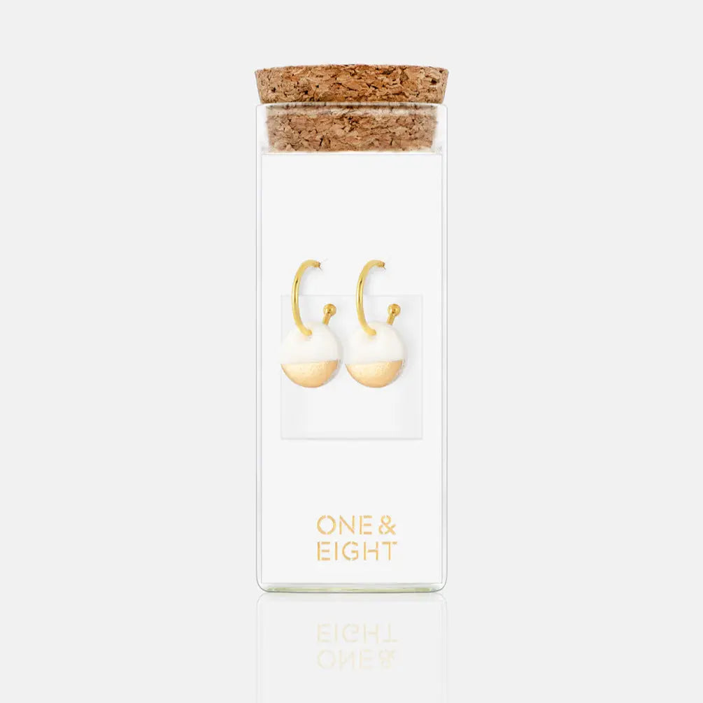 Matte Gold Dipped Earrings