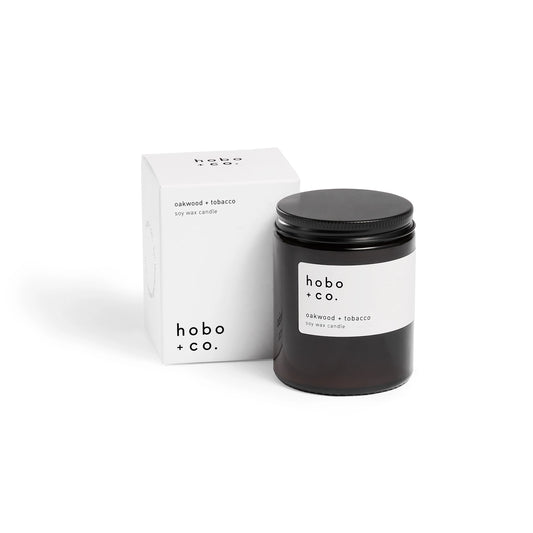 Oakwood + Tobacco Soy Wax Candle