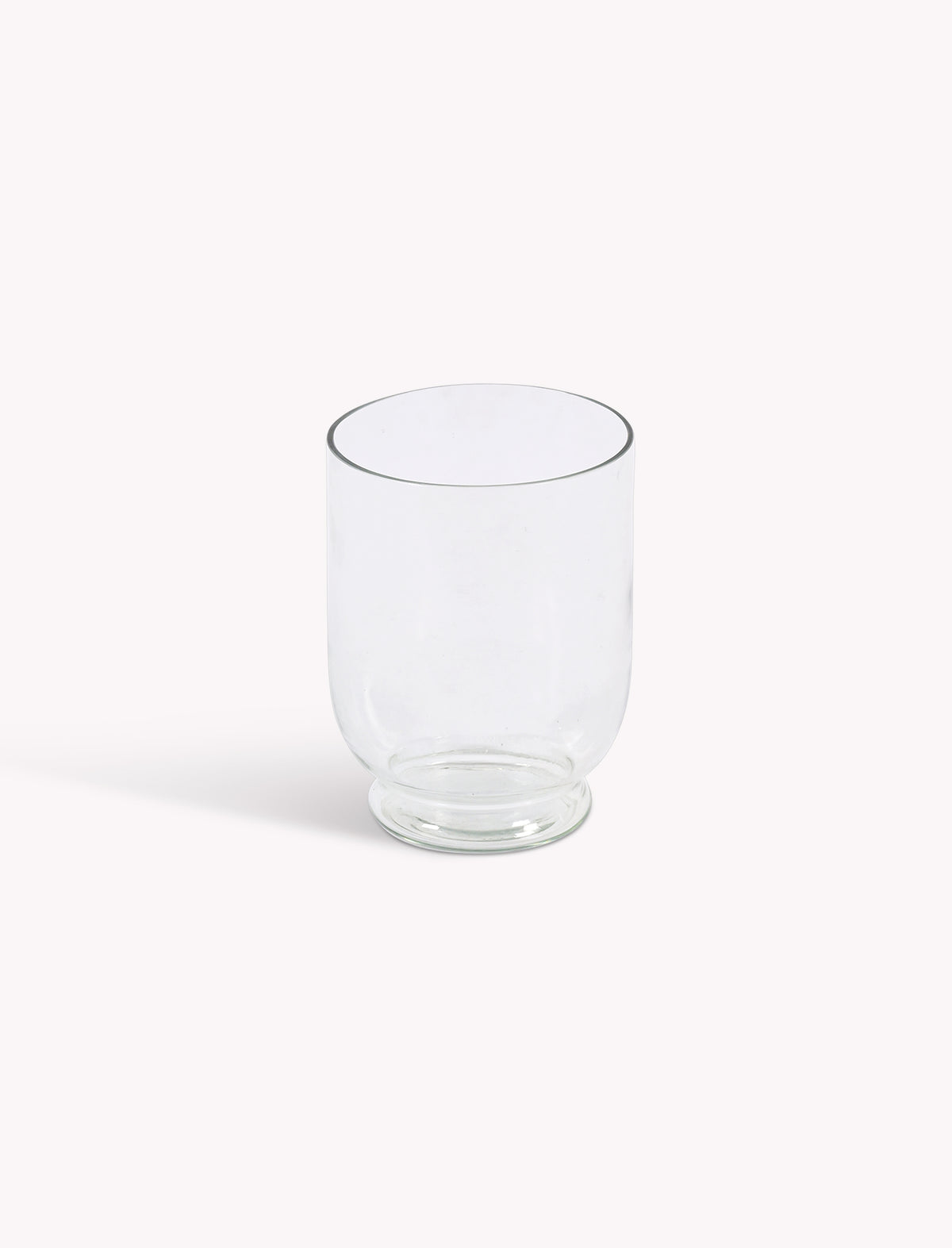 Glass Hurricane Vase
