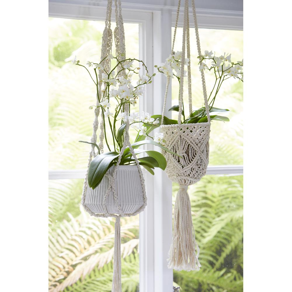 Macrame Plant Hanger | Off-white