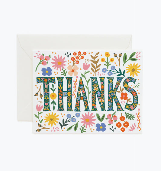 Floral Thanks