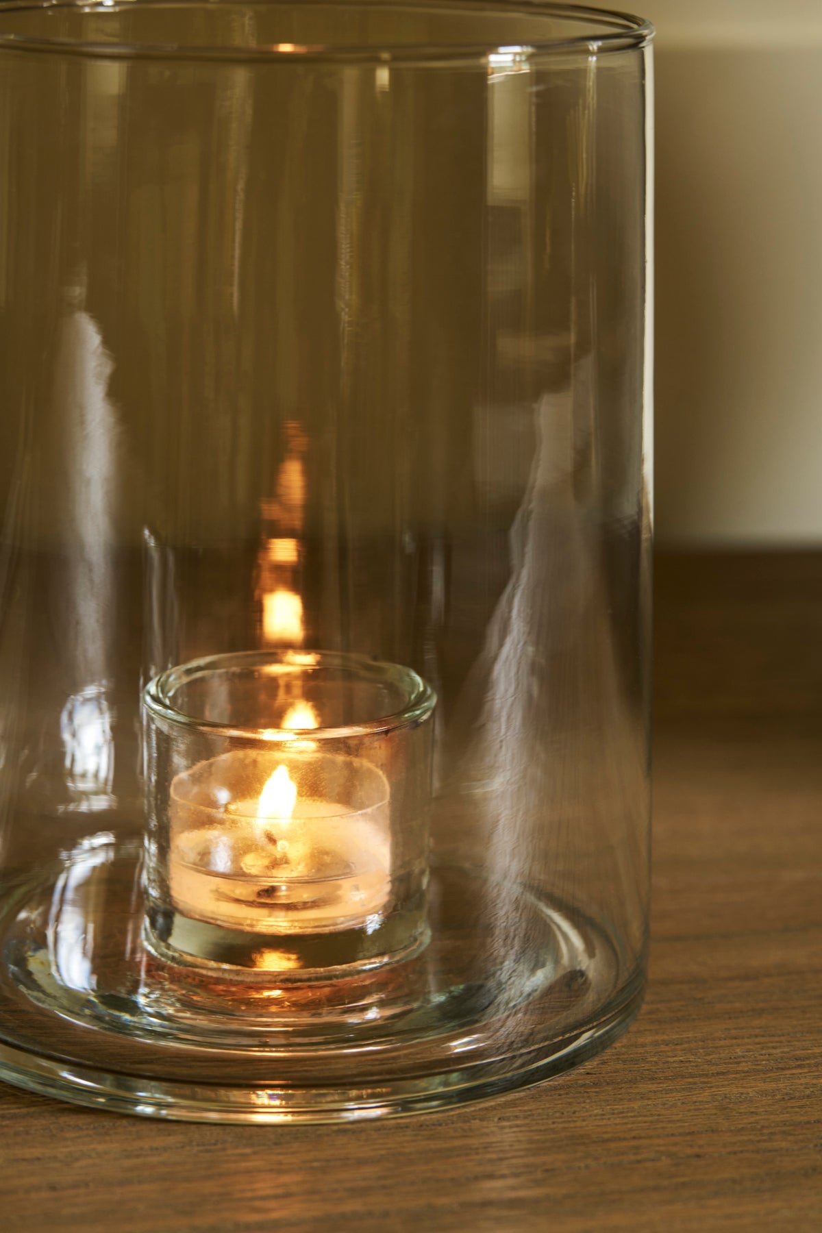Glass Tealight Holder | Large