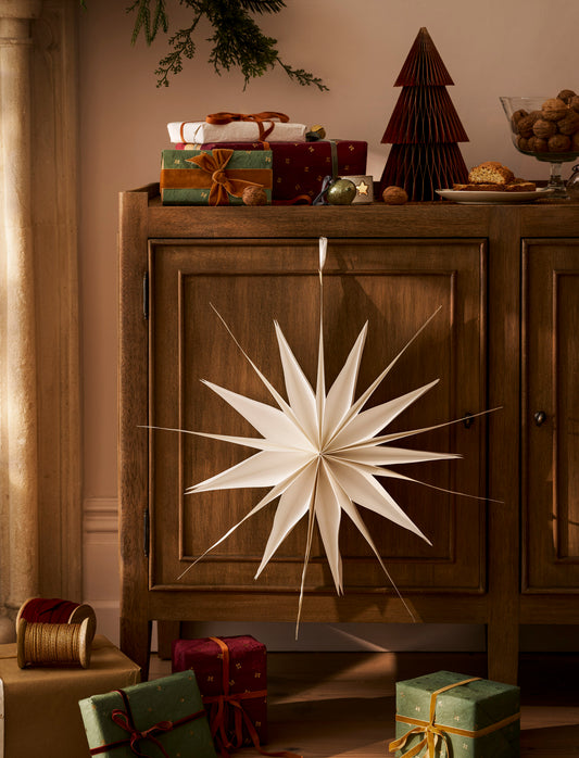 Paper Classic Christmas Star | Warm White