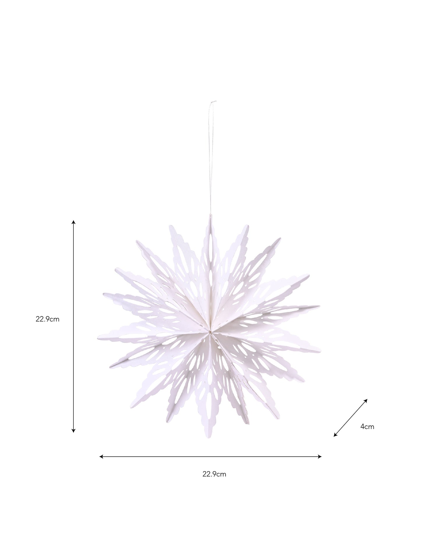 Paper Snowflake | White