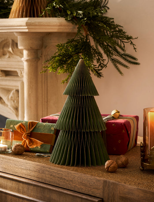 Paper Christmas Tree | Rosemary Gold Medium