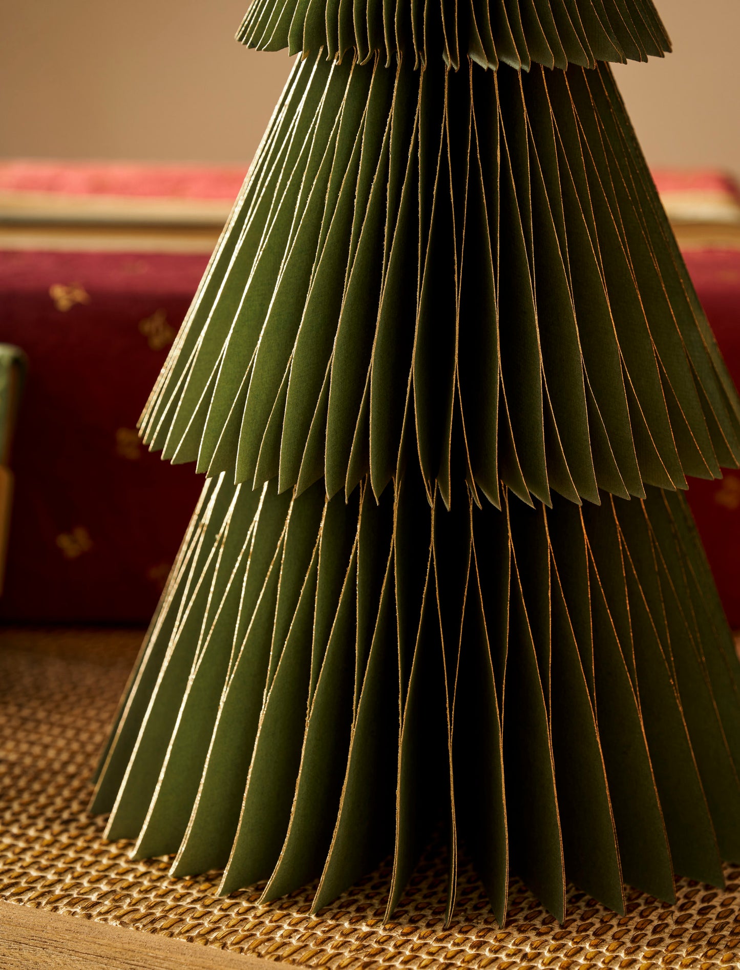 Paper Christmas Tree | Rosemary Gold Medium