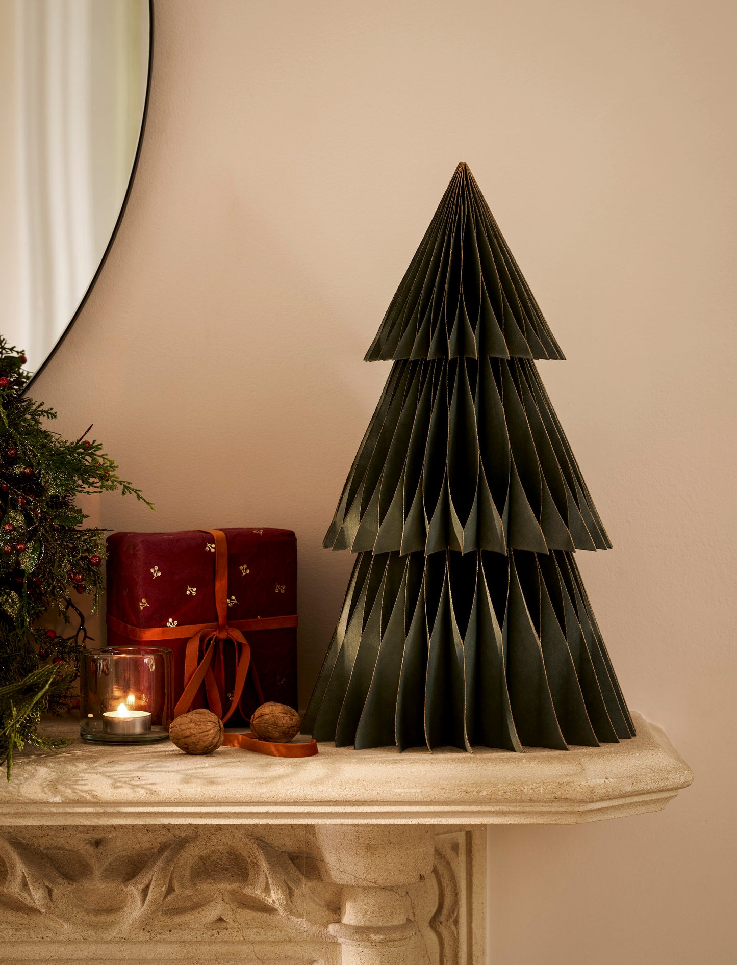 Paper Christmas Tree | Rosemary Gold Large