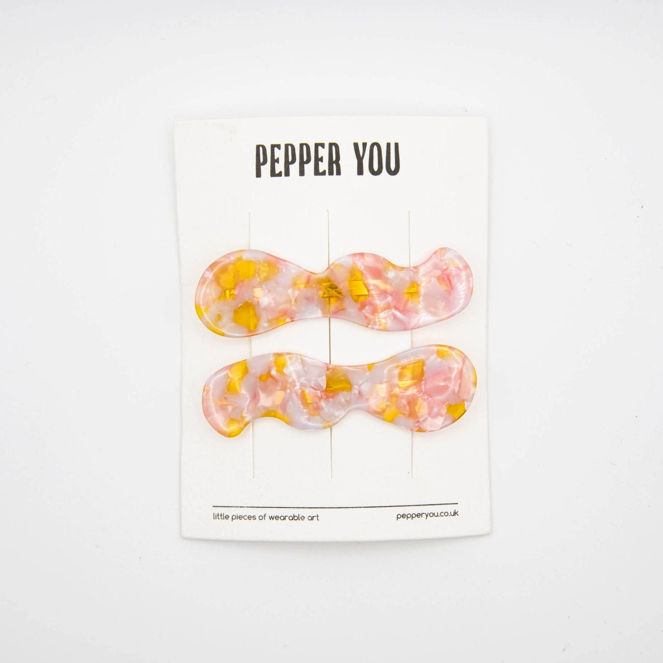 Speckle Hair Slides