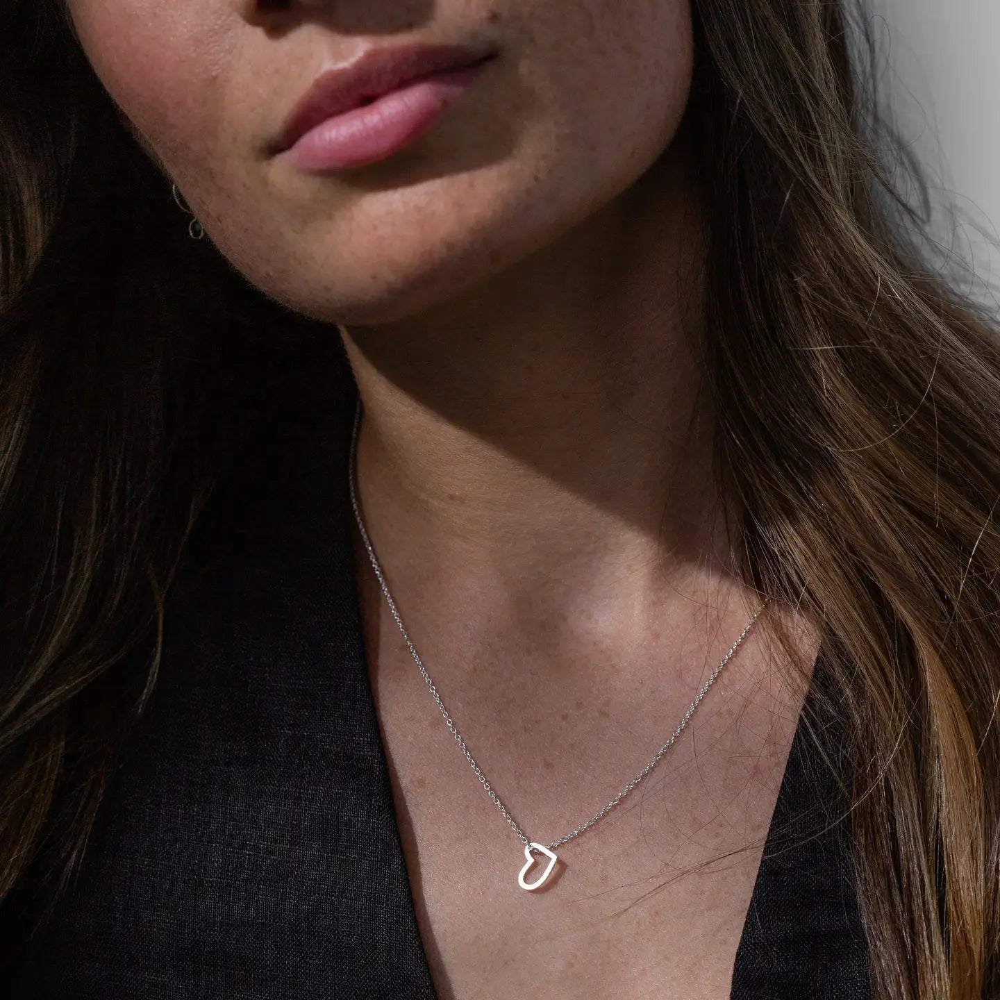 Silver Cupid Necklace