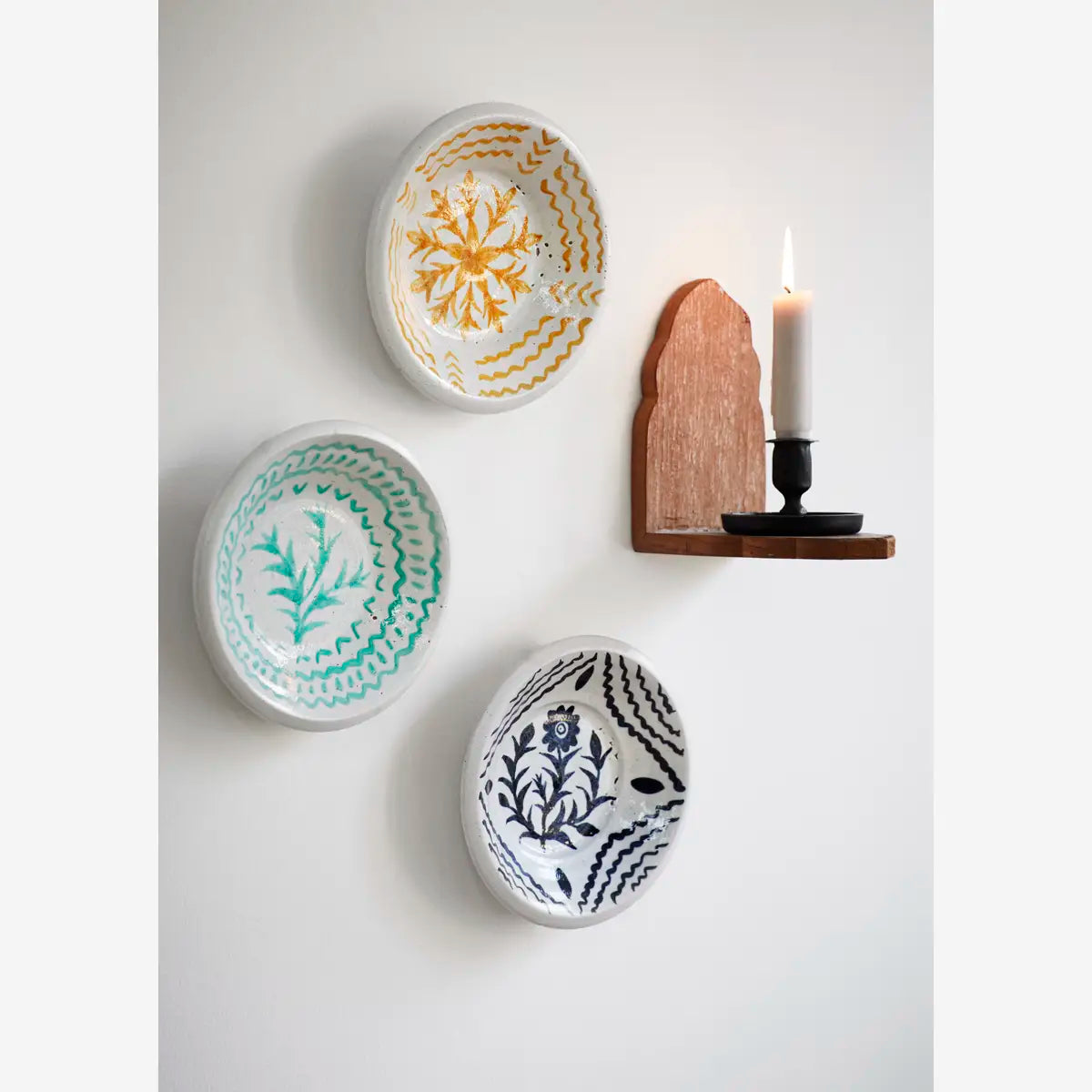 Handmade Painted Terracotta Tray