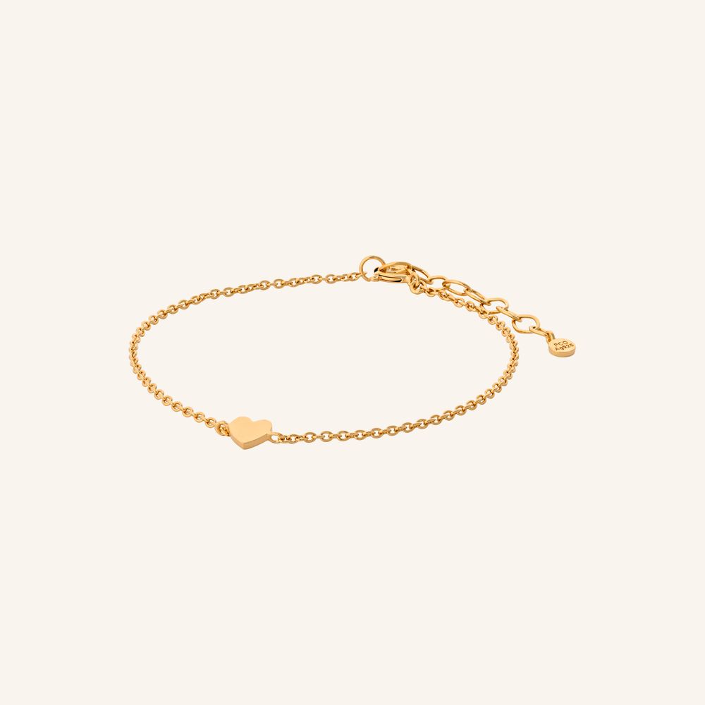 Heart Bracelet | Gold