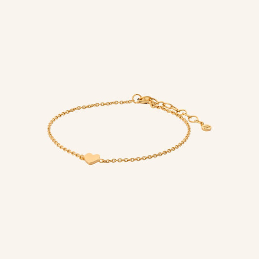Heart Bracelet | Gold