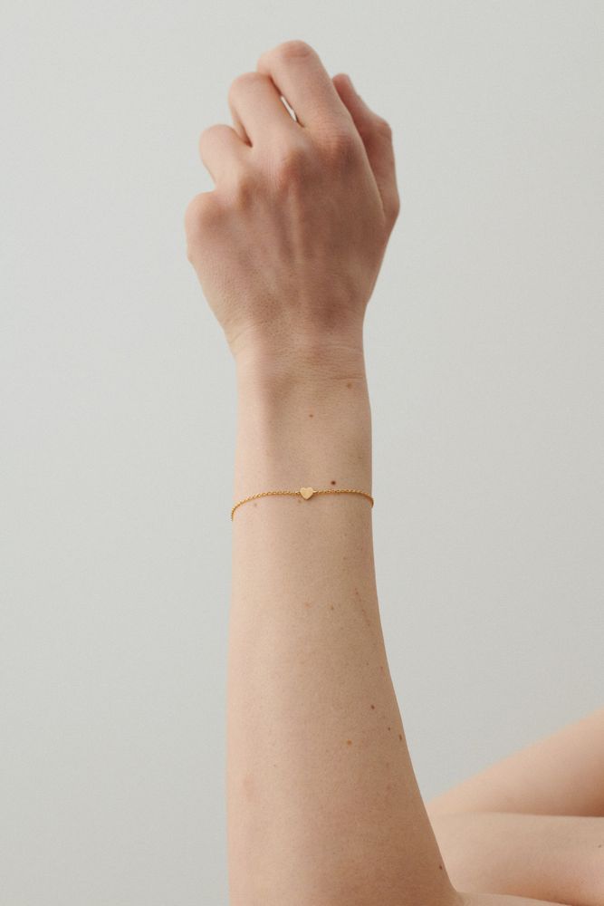 Heart Bracelet | Gold