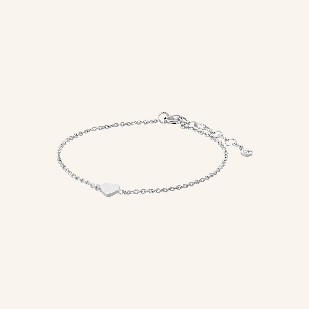 Heart Bracelet | Silver