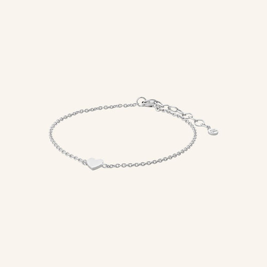 Heart Bracelet | Silver
