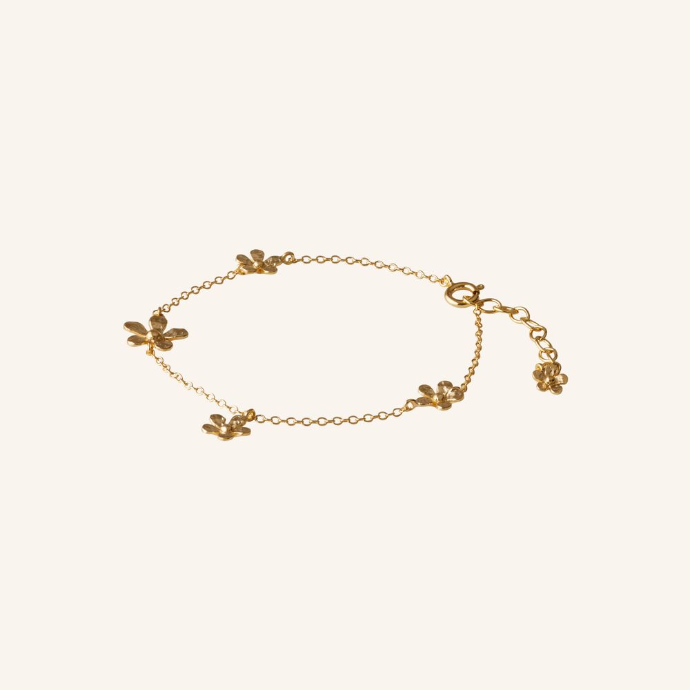 Wild Poppy Bracelet  | Gold